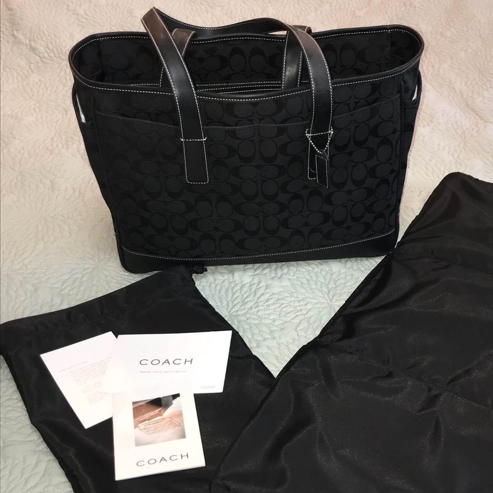 Authentic Coach diaper bag